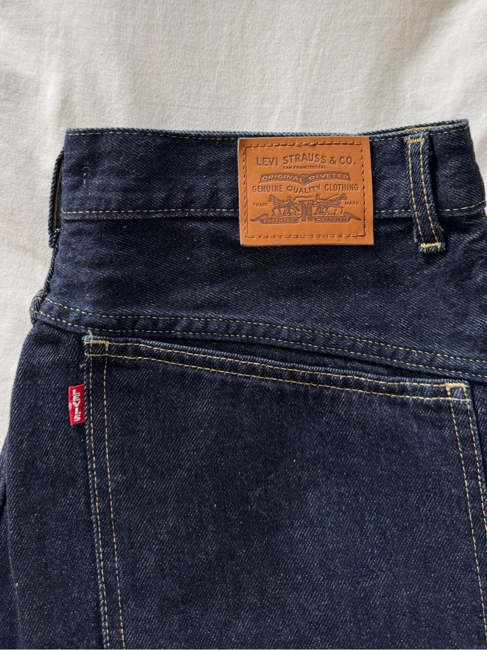 Levi's Women's Dark Indigo Wide Leg Jeans